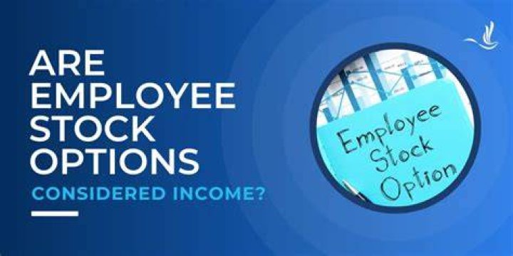 Are employee stock options considered earned income?
