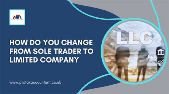 Can you change from sole trader to company?