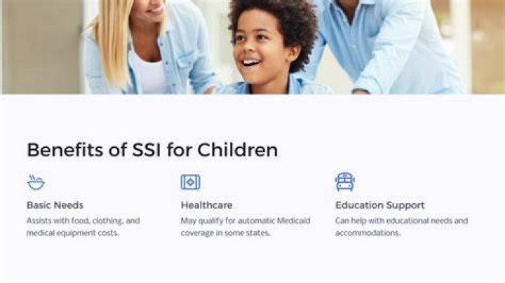 How much can a family make for a child to get SSI?