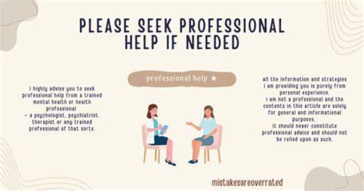 What are the indications that someone may need professional help?