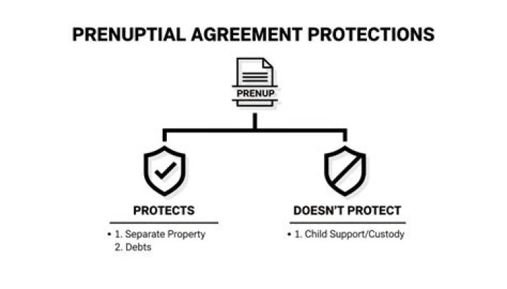 What does a prenuptial agreement protect?