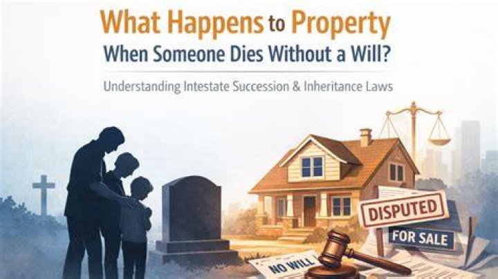 What happens to property when someone dies intestate?