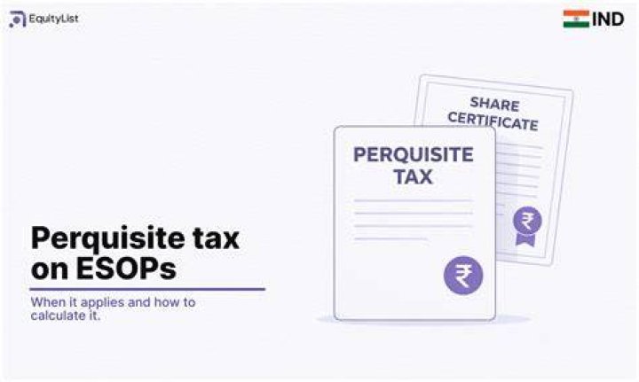 What is the perquisite tax rate for ESOP?