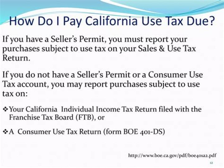 What kind of purchases are subject to use tax?